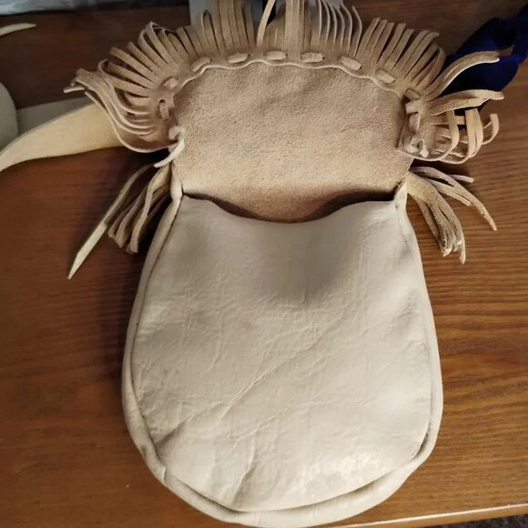 Raw Leather Fringed Crossbody - Picture 5 of 8